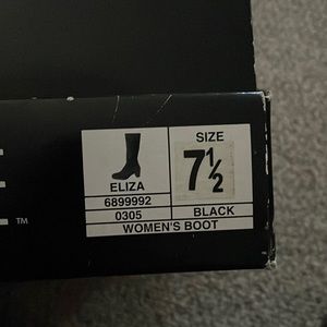 7 1/2 George Eliza black boots